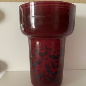 Purple and Black Tumbler with Glossy Finish for Coffee & Tea